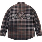 Supreme Supreme True Religion Quilted Lined Plaid Flannel Shirt (FW25) - Black