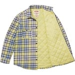 Supreme Supreme True Religion Quilted Lined Plaid Flannel Shirt (FW25) - Yellow