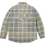 Supreme Supreme True Religion Quilted Lined Plaid Flannel Shirt (FW25) - Yellow