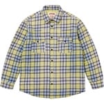 Supreme Supreme True Religion Quilted Lined Plaid Flannel Shirt (FW25) - Yellow