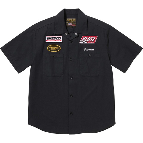 Supreme Supreme®/Vanson Leathers® S/S Work Shirt - Black