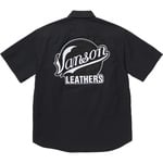 Supreme Supreme Vanson Leathers S S Work Shirt (FW25) - Black