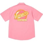 Supreme Supreme Vanson Leathers S S Work Shirt (FW25) - Pink