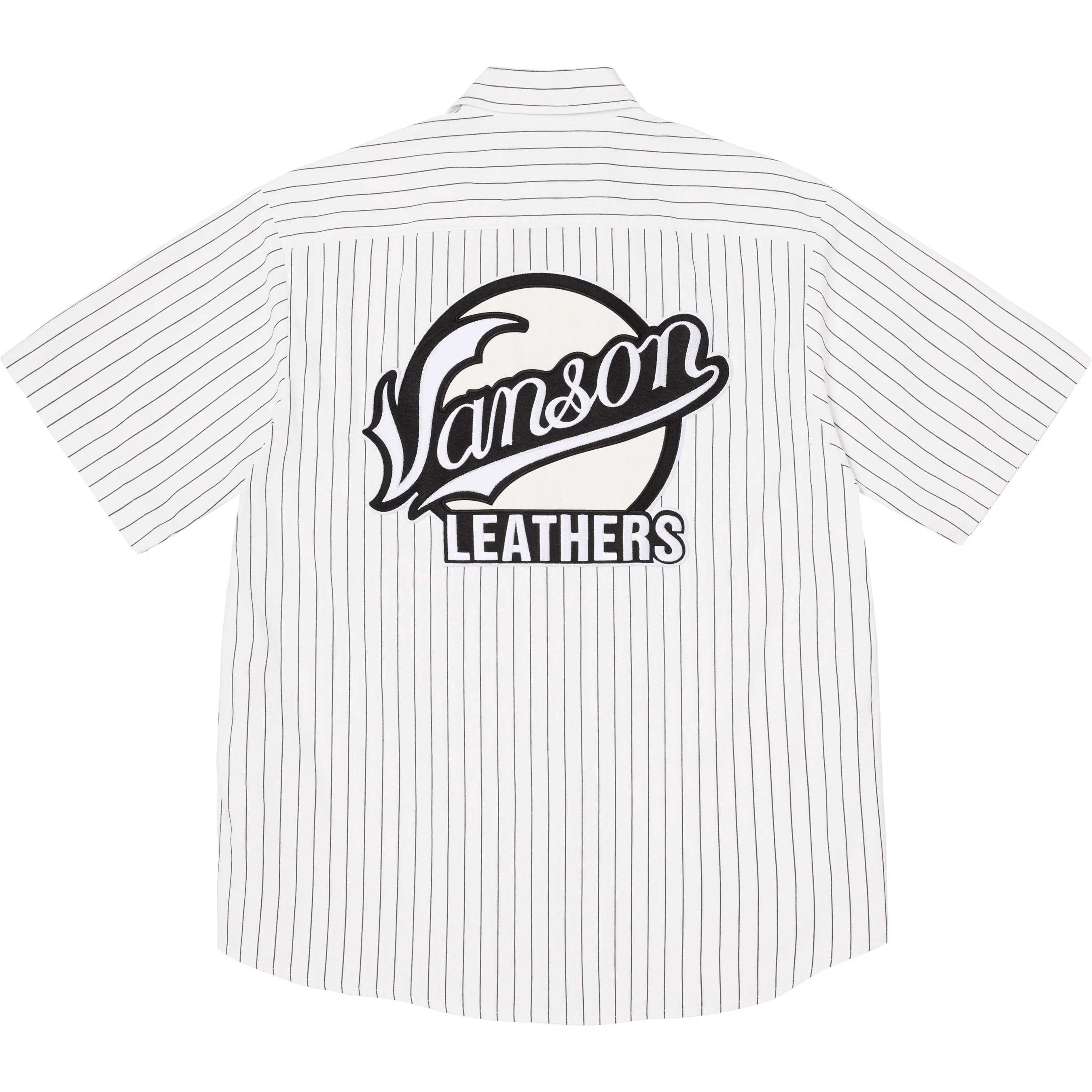 Supreme Supreme Vanson Leathers S S Work Shirt (FW25) - Stripe - $178
