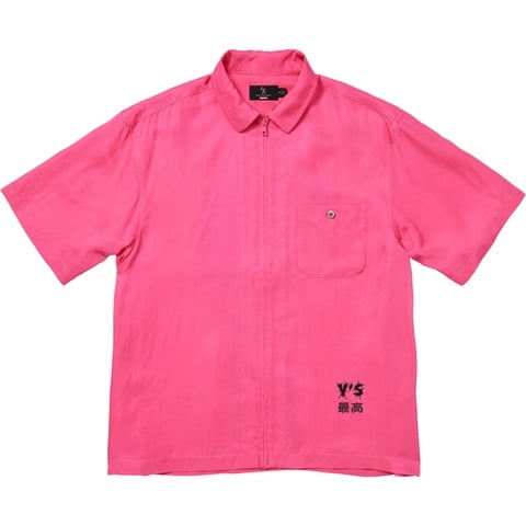 Supreme®/Y's Silk Zip Up S/S Shirt - Supreme