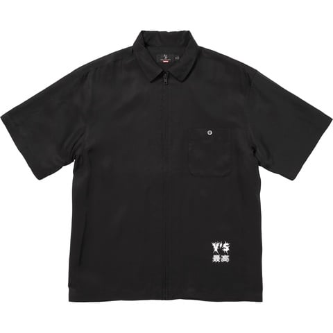 Supreme®/Y's Silk Zip Up S/S Shirt - Supreme