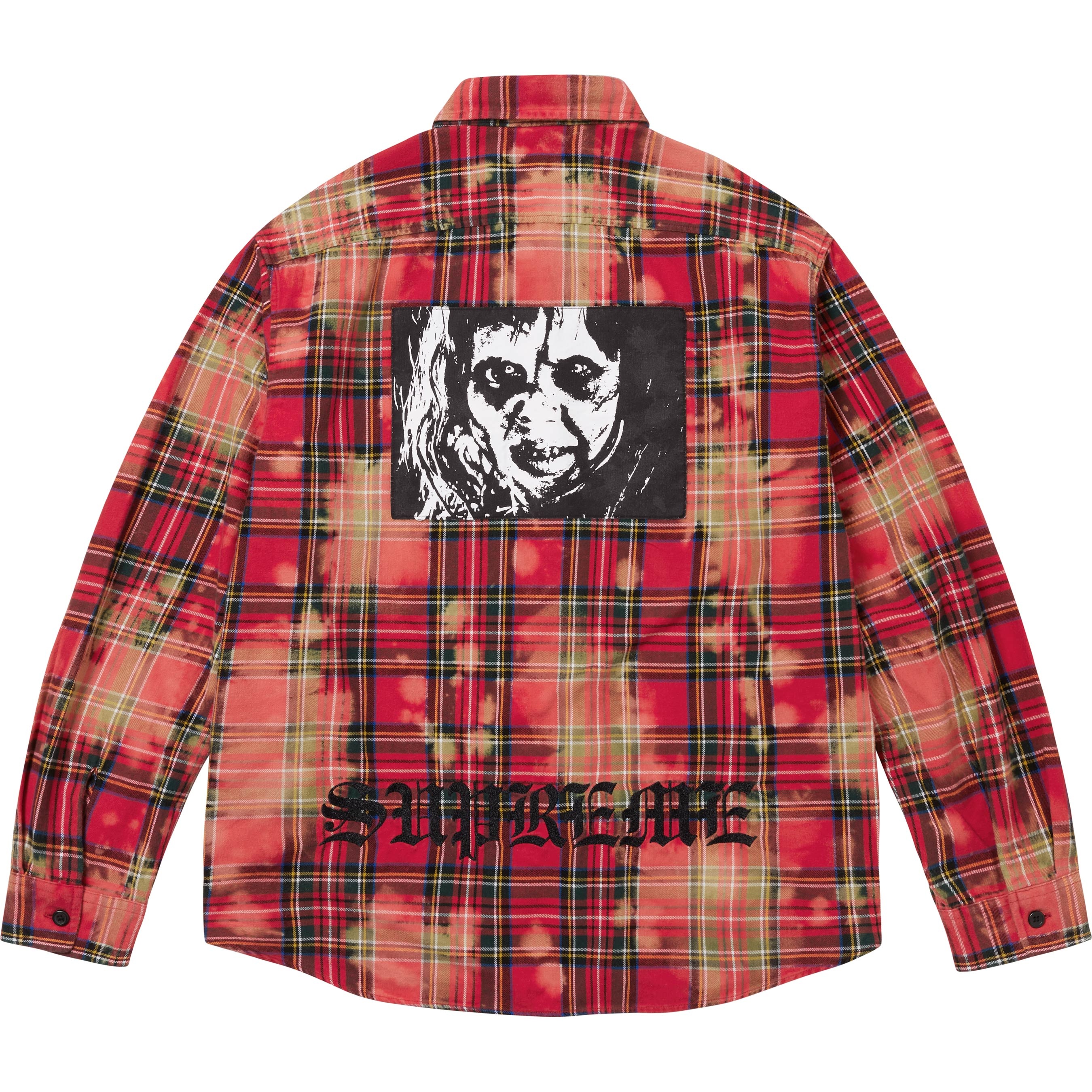 Supreme Supreme The Exorcist Flannel Shirt (FW25) - Red - $168