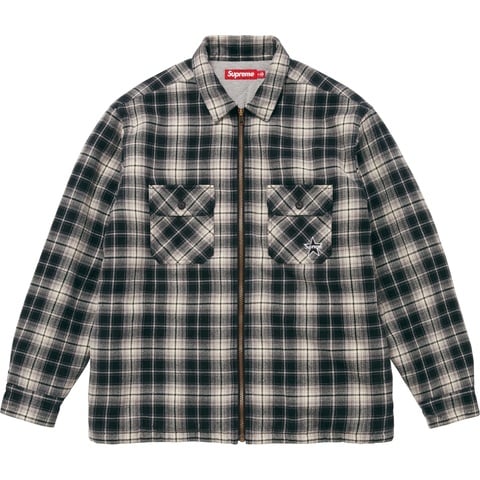 ジャケット・アウター Supreme Quilted Flannel Zip Up Shirt Fall/Winter 2024 Preview – Supreme