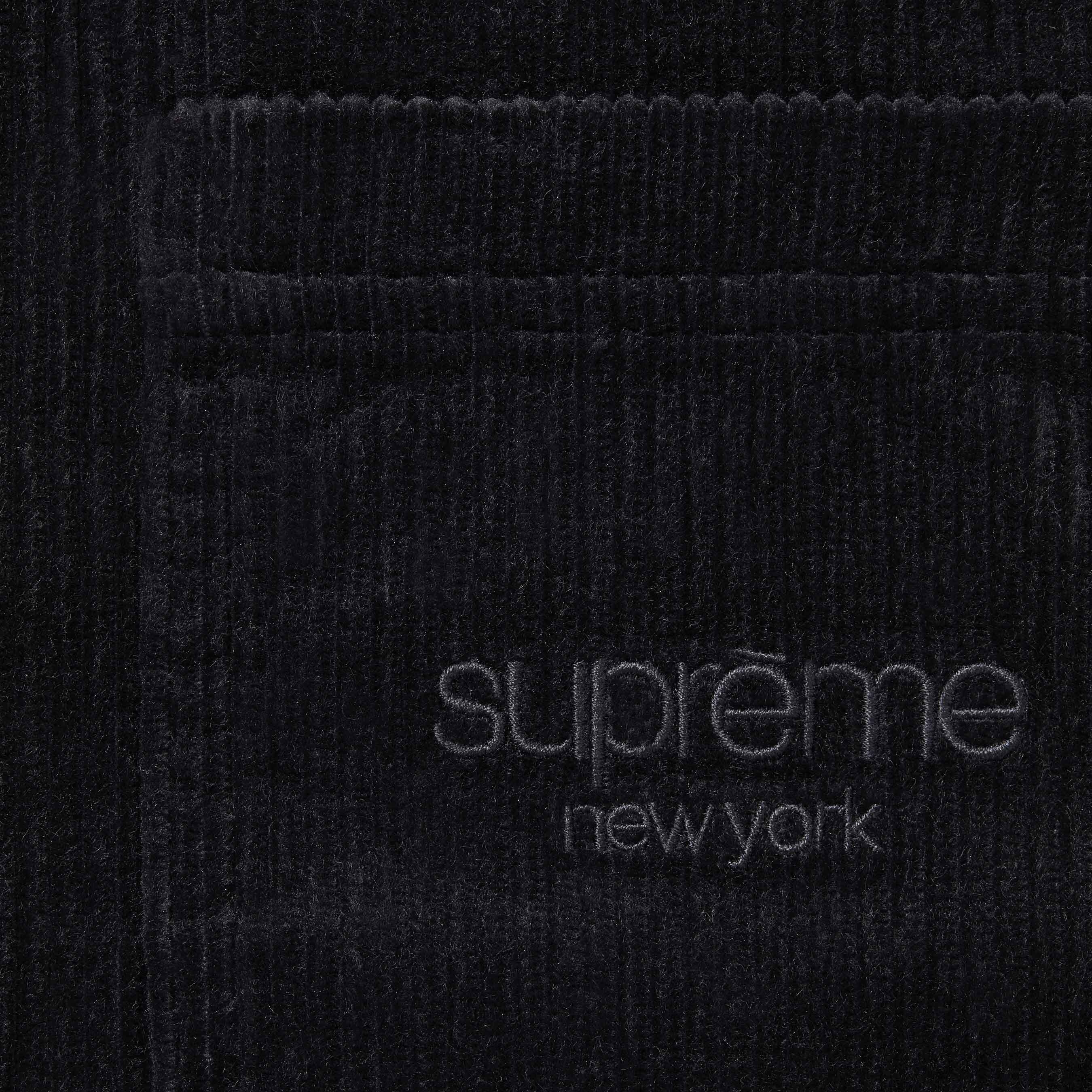 Supreme Wide Wale Corduroy Snap Shirt (FW25) - Black - $178