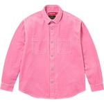 Supreme Wide Wale Corduroy Snap Shirt (FW25) - Pink