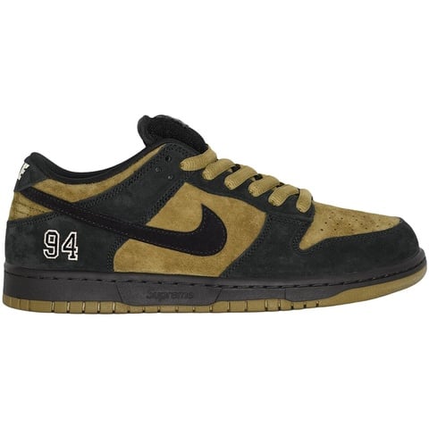 Supreme®/Nike SB Dunk Low Camper Green - SupremeCommunity