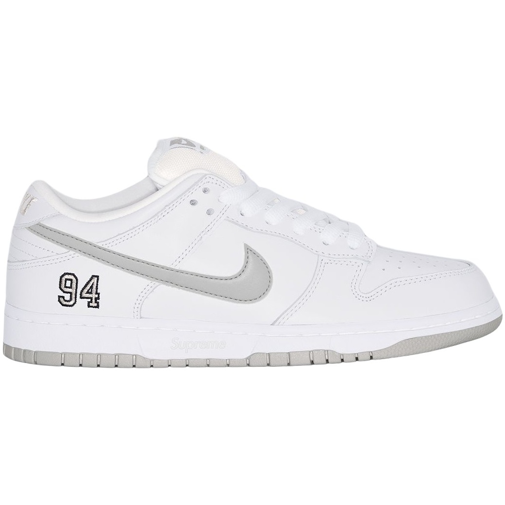 Supreme Nike Dunk Low ホワイト/グレー　27 cm Supreme®/Nike SB Dunk Low White - fall/winter 2025 - Supreme