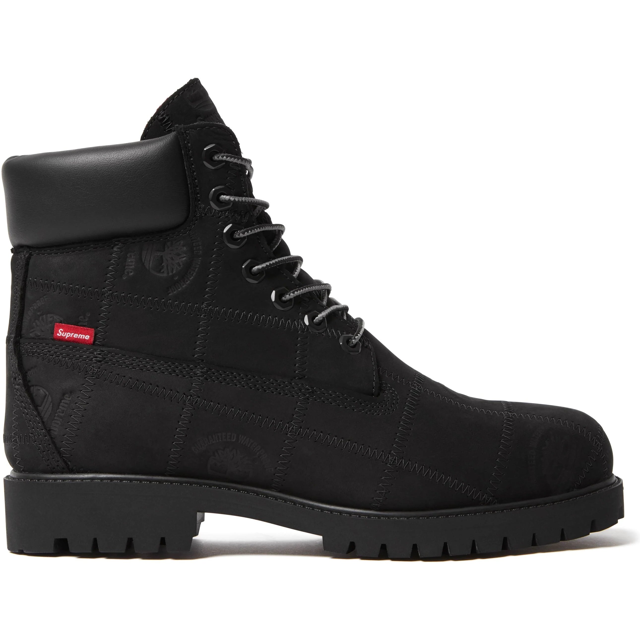 Supreme Supreme Timberland Patchwork 6" Premium Waterproof Boot (FW25) - Black - $248