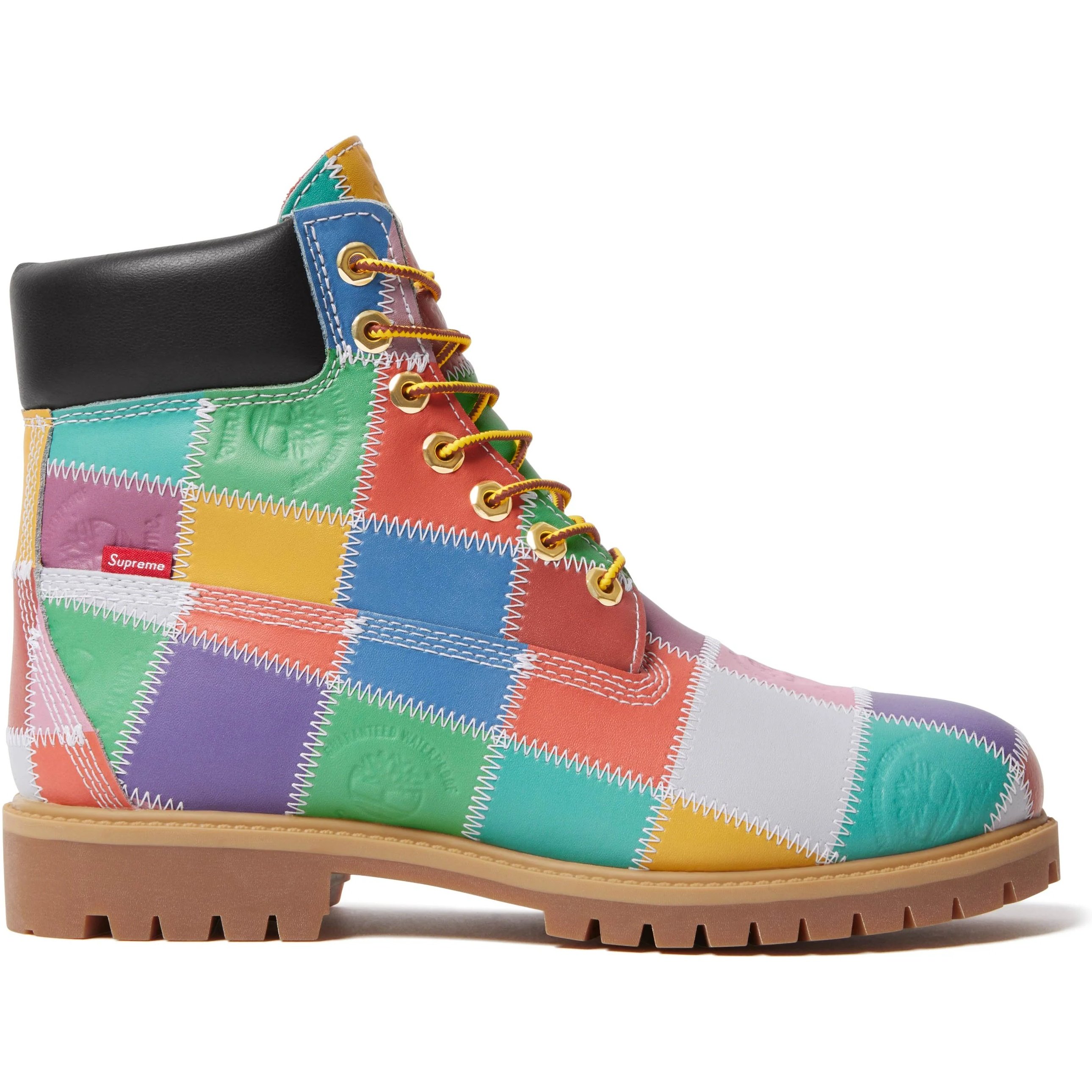 Supreme Supreme Timberland Patchwork 6" Premium Waterproof Boot (FW25) - Multicolor - $248