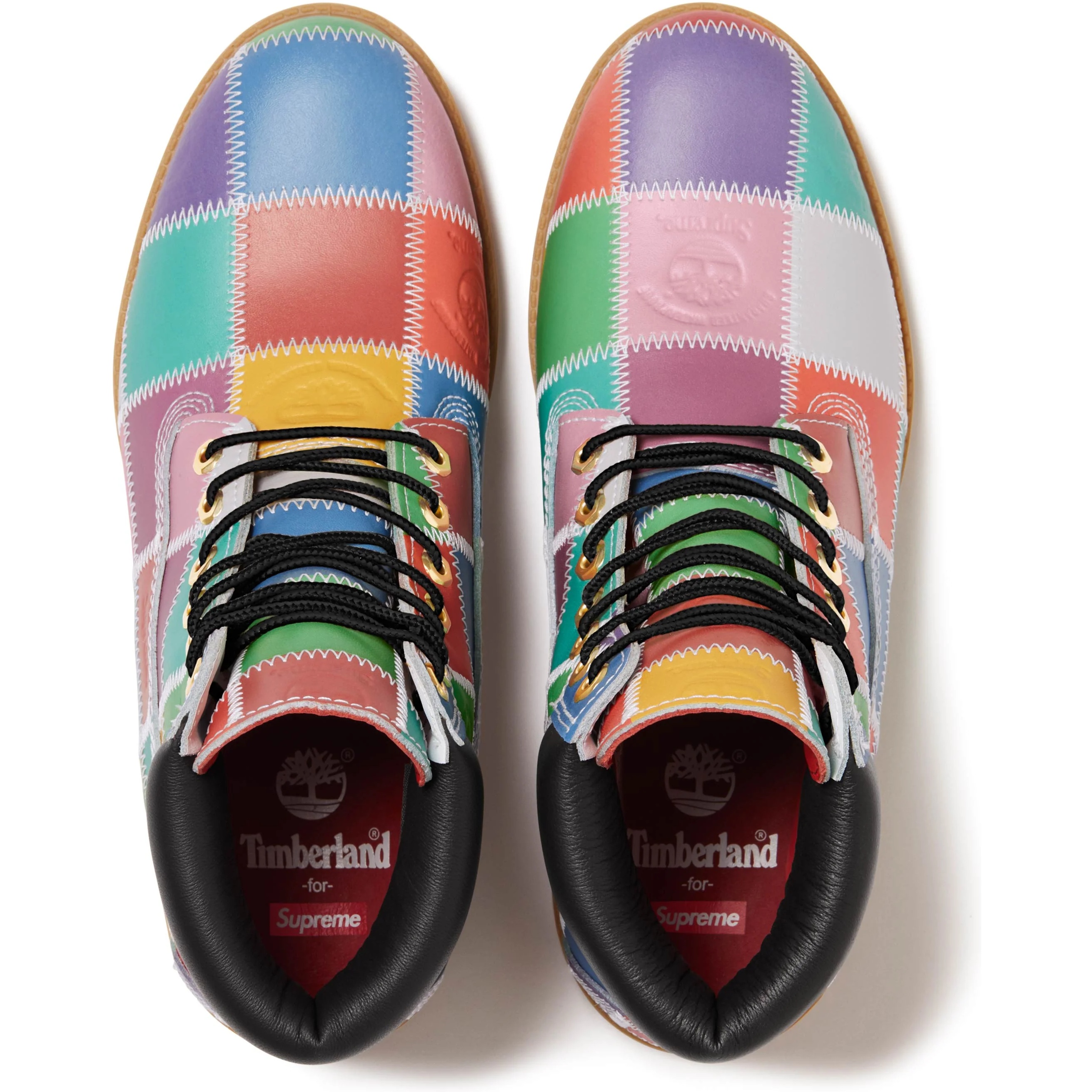 Supreme Supreme Timberland Patchwork 6" Premium Waterproof Boot (FW25) - Multicolor - $248
