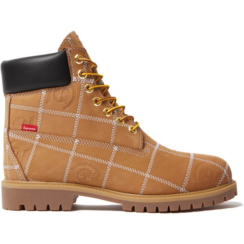 靴 Supreme Timberland Patchwork 6 Inch Boot Supreme®/Timberland® Patchwork 6