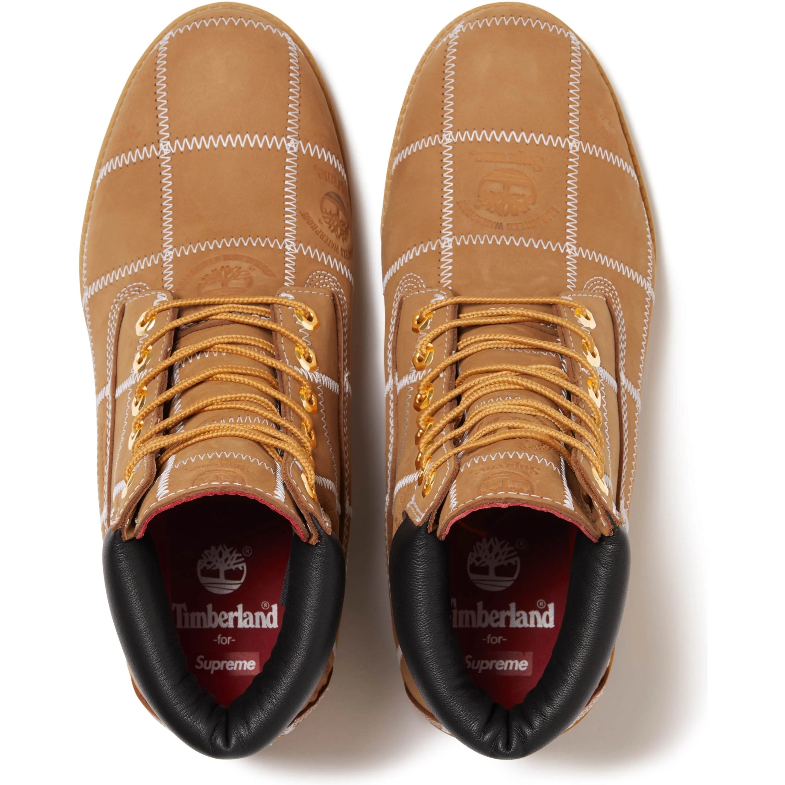 Supreme Supreme Timberland Patchwork 6" Premium Waterproof Boot (FW25) - Wheat - $248