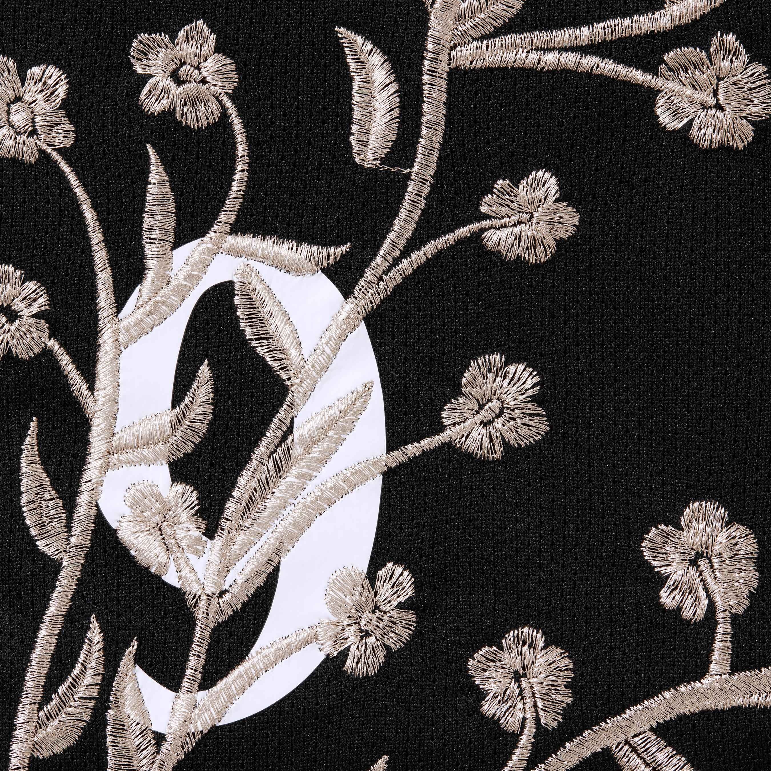 Supreme Floral Soccer Short (FW25) - Black - $128