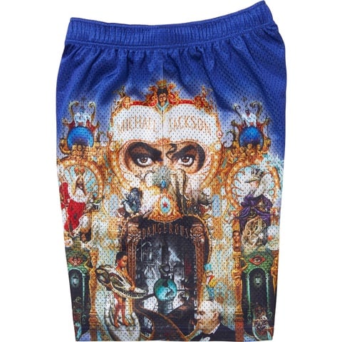【Supreme × Michael Jackson Mesh Shorts Supreme-Michael-Jackson-