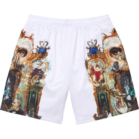 Supreme Michael Jackson® Dangerous Mesh Short - White