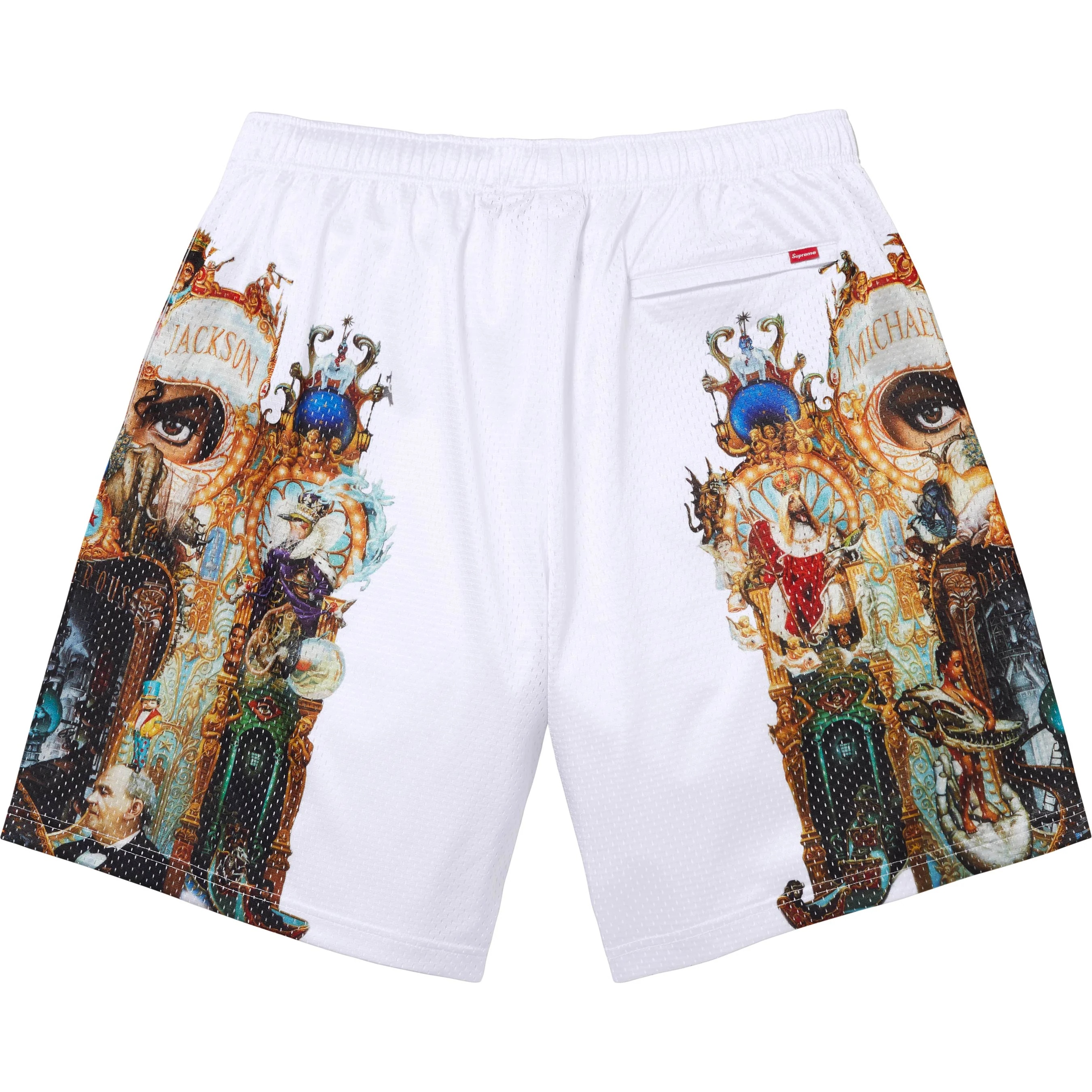Supreme Michael Jackson Dangerous Mesh Short (FW25) - White - $148