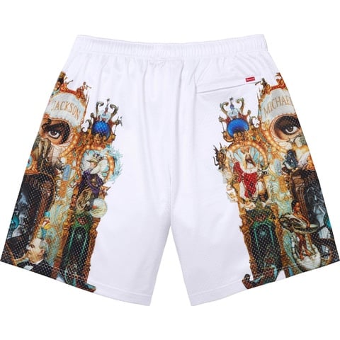 Supreme Michael Jackson® Dangerous Mesh Short - White