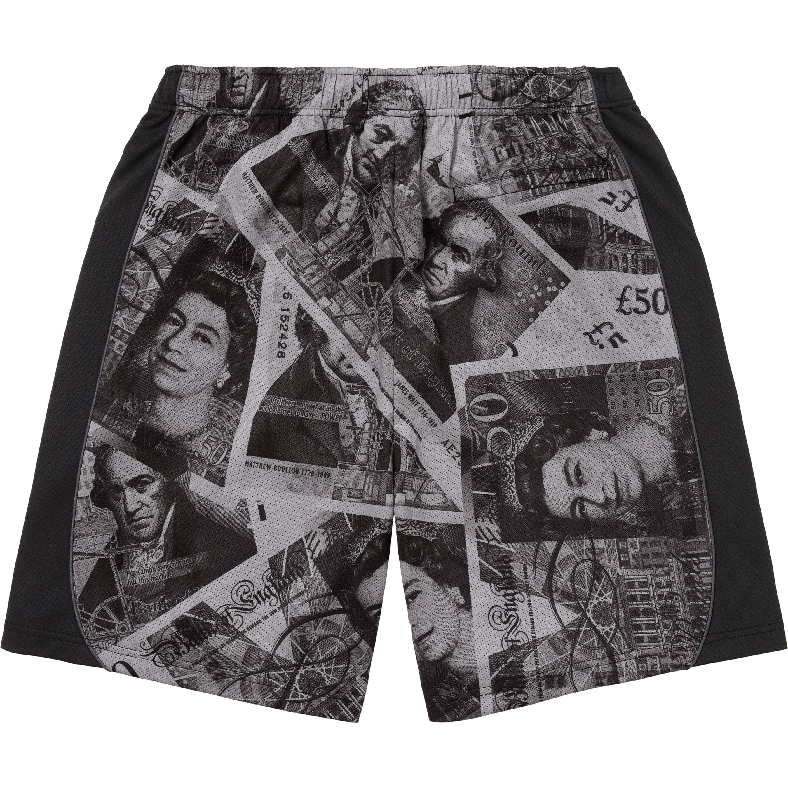 Supreme Pounds Soccer Short (FW25) - Black - $128