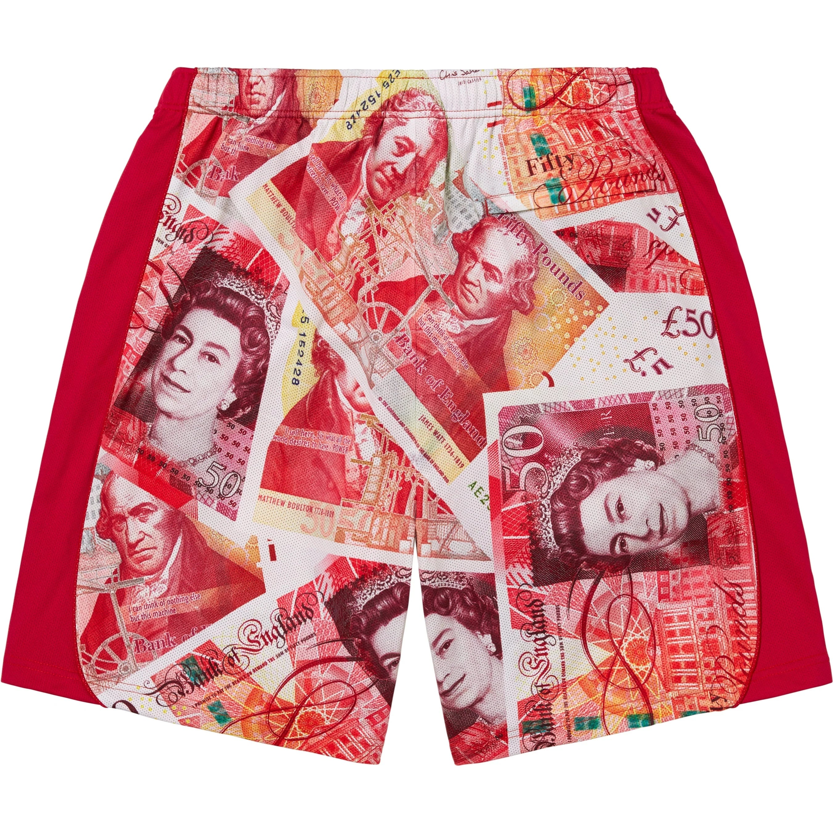 Supreme Pounds Soccer Short (FW25) - Red - $128