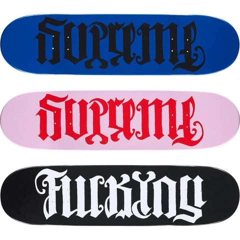 Supreme Ambigram Skateboard - $68.00