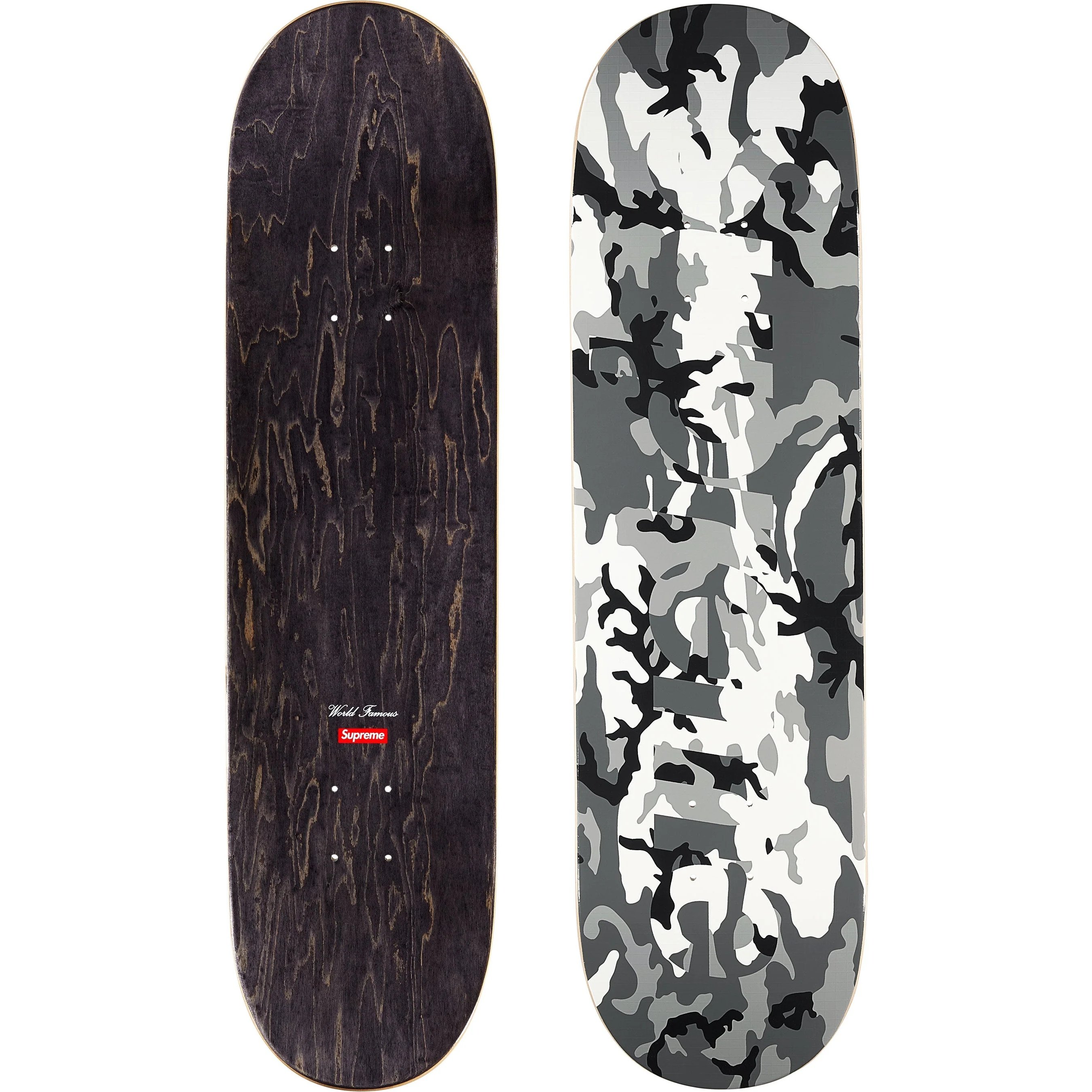 Supreme Camo Ripstop Skateboard (FW25) - Snow Camo - 8.25” x 32” - $60