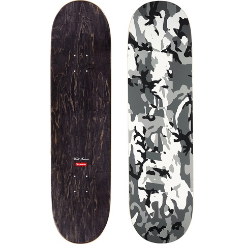 Supreme Camo Ripstop Skateboard - Snow Camo - 8.25” x 32”
