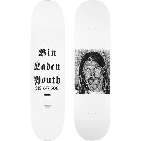 Supreme Supreme/Dash Snow Skateboard - White - 8.375" x 32.125"