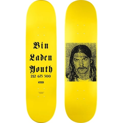 Supreme Supreme/Dash Snow Skateboard - Yellow - 8.25" x 32"