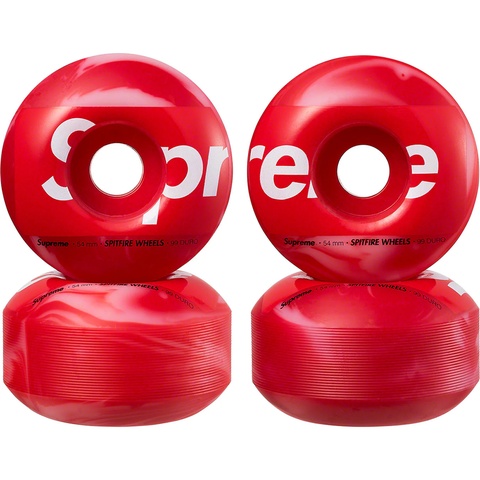 Supreme Supreme®/Spitfire® Shop Wheels (Set of 4) - Swirl - 54mm
