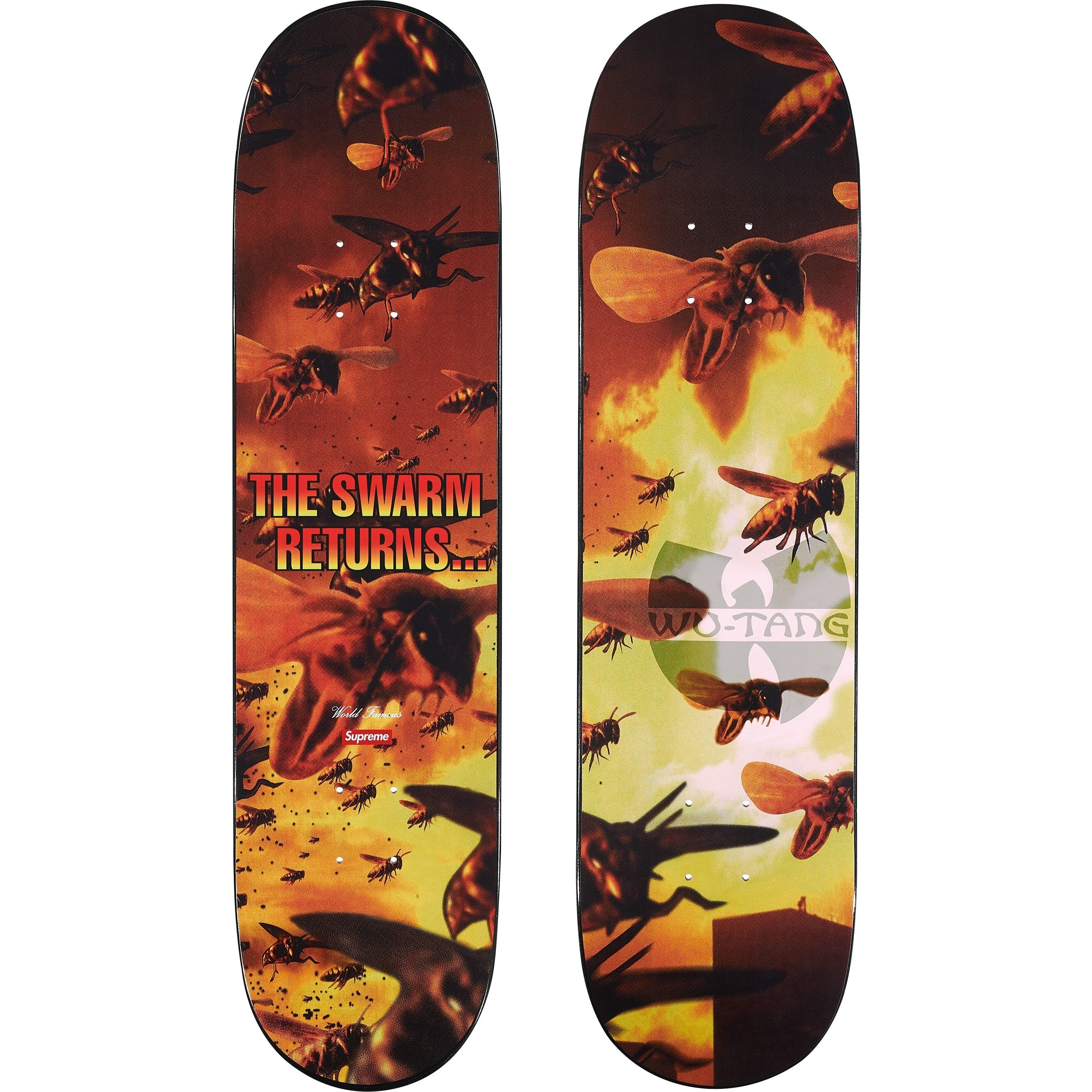 wu tang clan skateboard デッキ　レア Supreme Wu-Tang Clan Skateboard (FW25) - $78