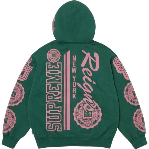 Knowledge Reigns Zip Up Hooded Sweatshirt - Supreme