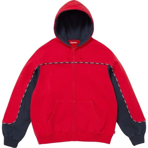 Piping Zip Up Hooded Sweatshirt - fall/winter 2025 - Supreme