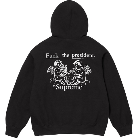 Supreme President Hooded Sweatshirt - Black
