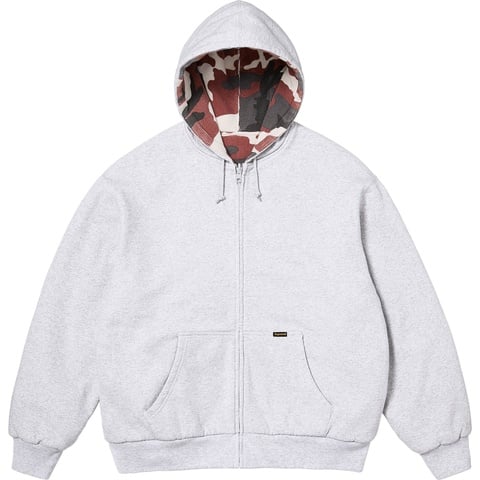 Reversible Work Zip Up Hooded Sweatshirt - Supreme