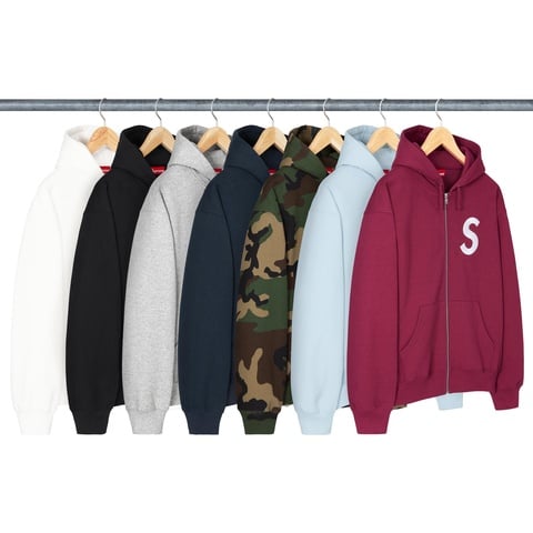 S Logo Zip Up Hooded Sweatshirt - fall/winter 2025 - Supreme