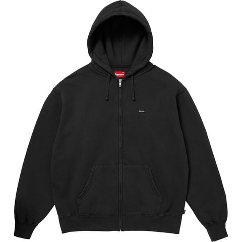 Small Box Zip Up Hooded Sweatshirt - SupremeCommunity
