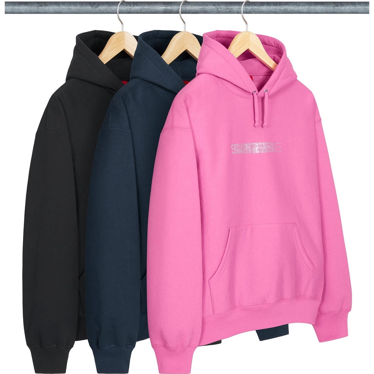Swarovski® Motion Logo Hooded Sweatshirt - SupremeCommunity