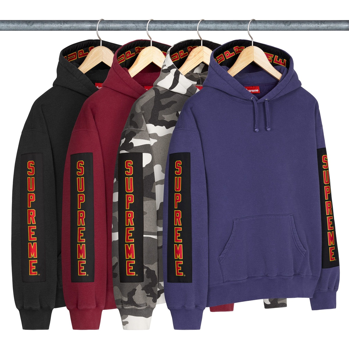 T*u様 【希少】Supreme Woven Patches Hooded Woven Patches Hooded Sweatshirt - fall/winter 2025 - Supreme