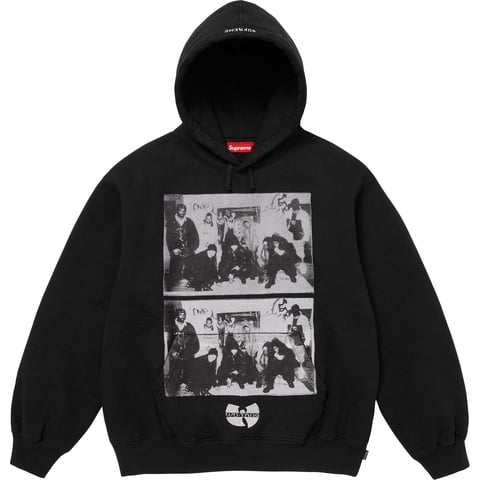 Supreme Supreme/Wu-Tang Clan Hooded Sweatshirt - Black