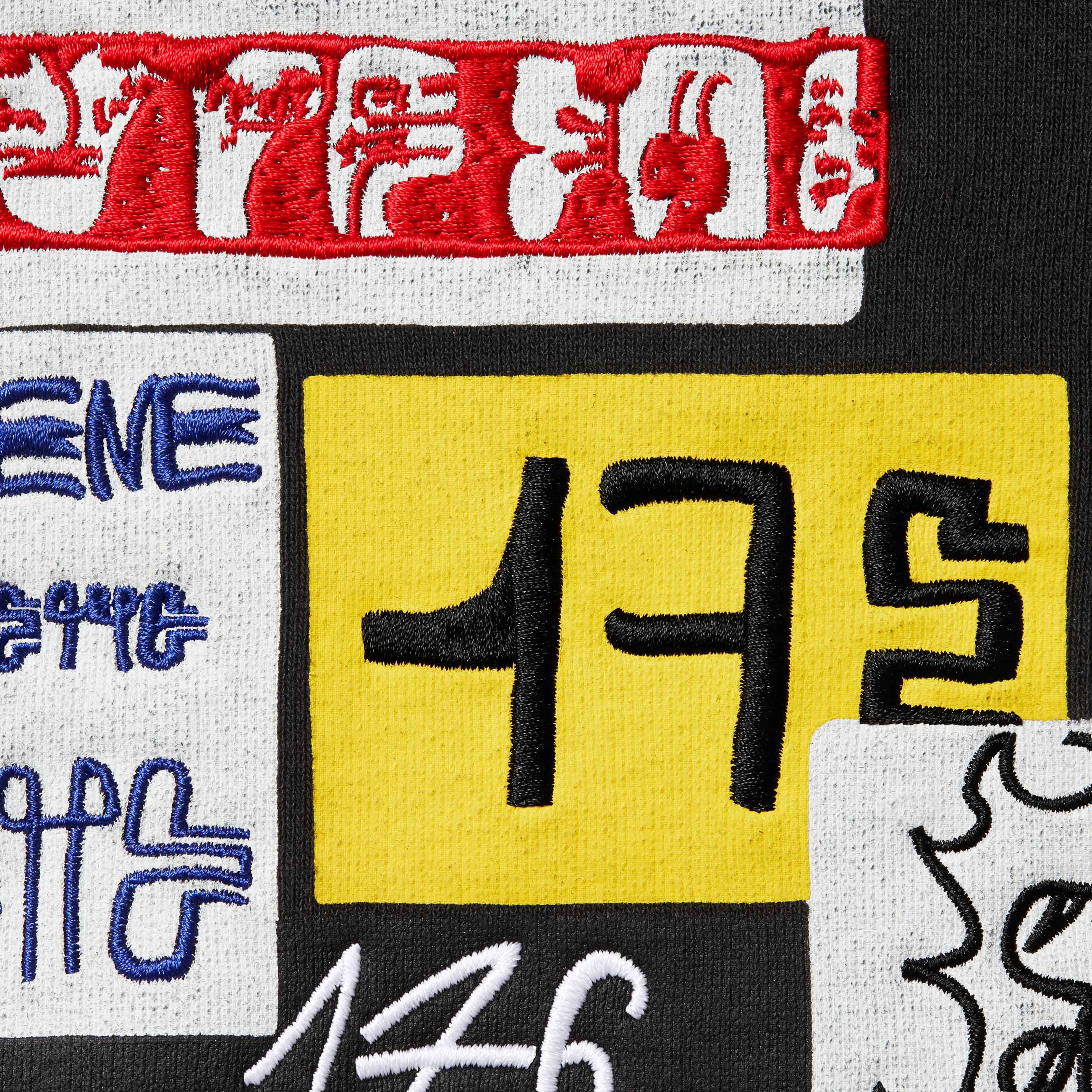 Supreme 176 Zip Up Hooded Sweatshirt (FW25) - Black - $188