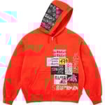 Supreme 176 Zip Up Hooded Sweatshirt (FW25) - Bright Orange