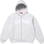 Supreme Arc Thermal Lined Zip Up Hooded Sweatshirt (FW25) - Ash Grey