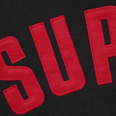 Supreme Arc Thermal Lined Zip Up Hooded Sweatshirt - Black