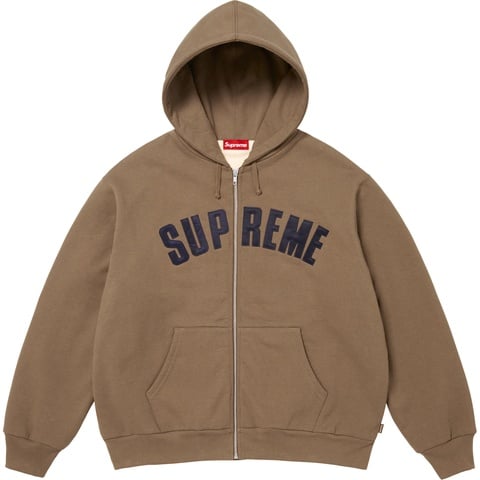 Arc Thermal Lined Zip Up Hooded Sweatshirt - Supreme