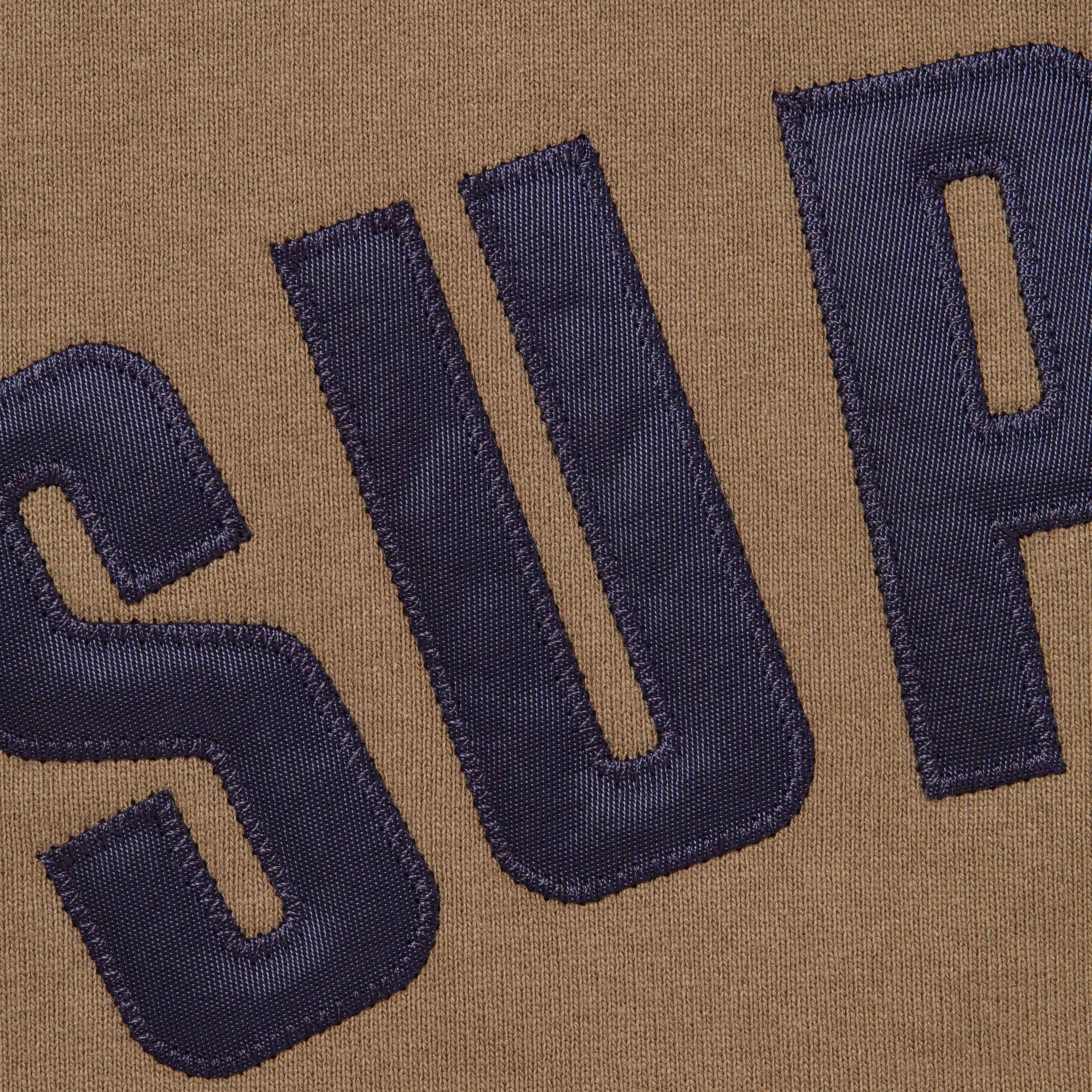 Supreme Arc Thermal Lined Zip Up Hooded Sweatshirt (FW25) - Dusty Brown - $198